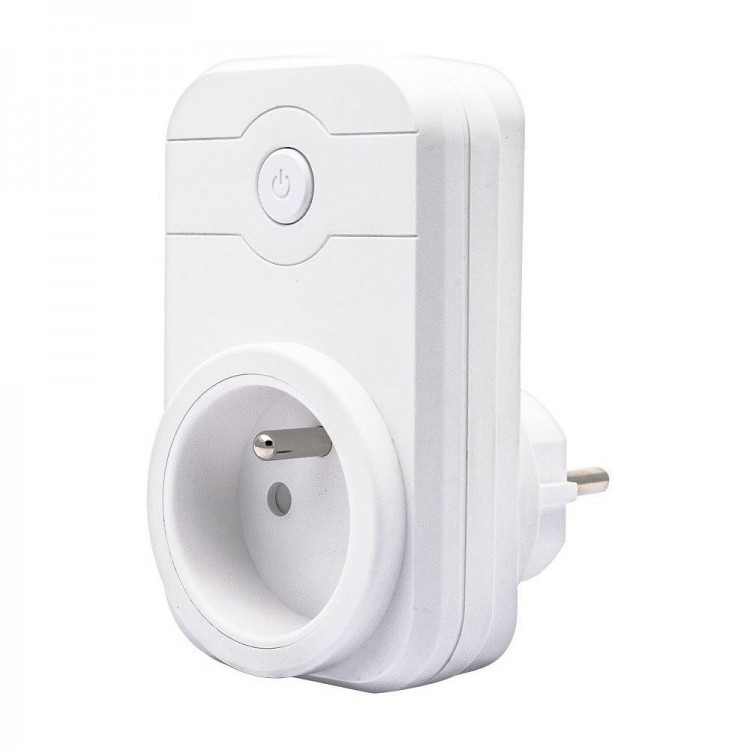 Prise wifi 15A avec porte USB compatible Google Home et Amazon Alexa - Wizelec