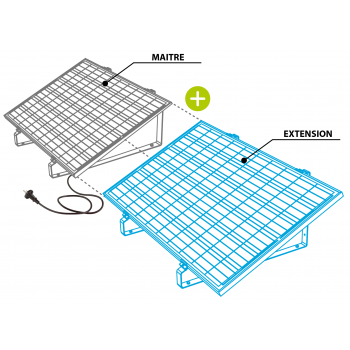 Extension pour Kit Solaire Plug and Play Master 370w (1 panneau) - Voltalia