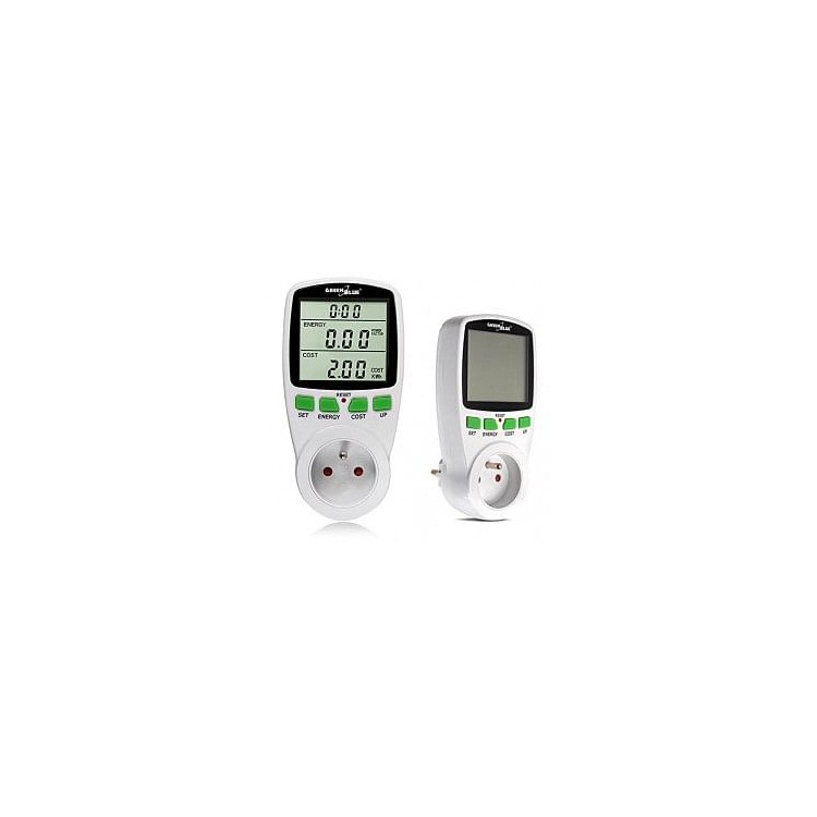 Consomètre, prise avec mesure d'énergie - Greenblue Consomètre, prise avec mesure d'énergie - Greenblue